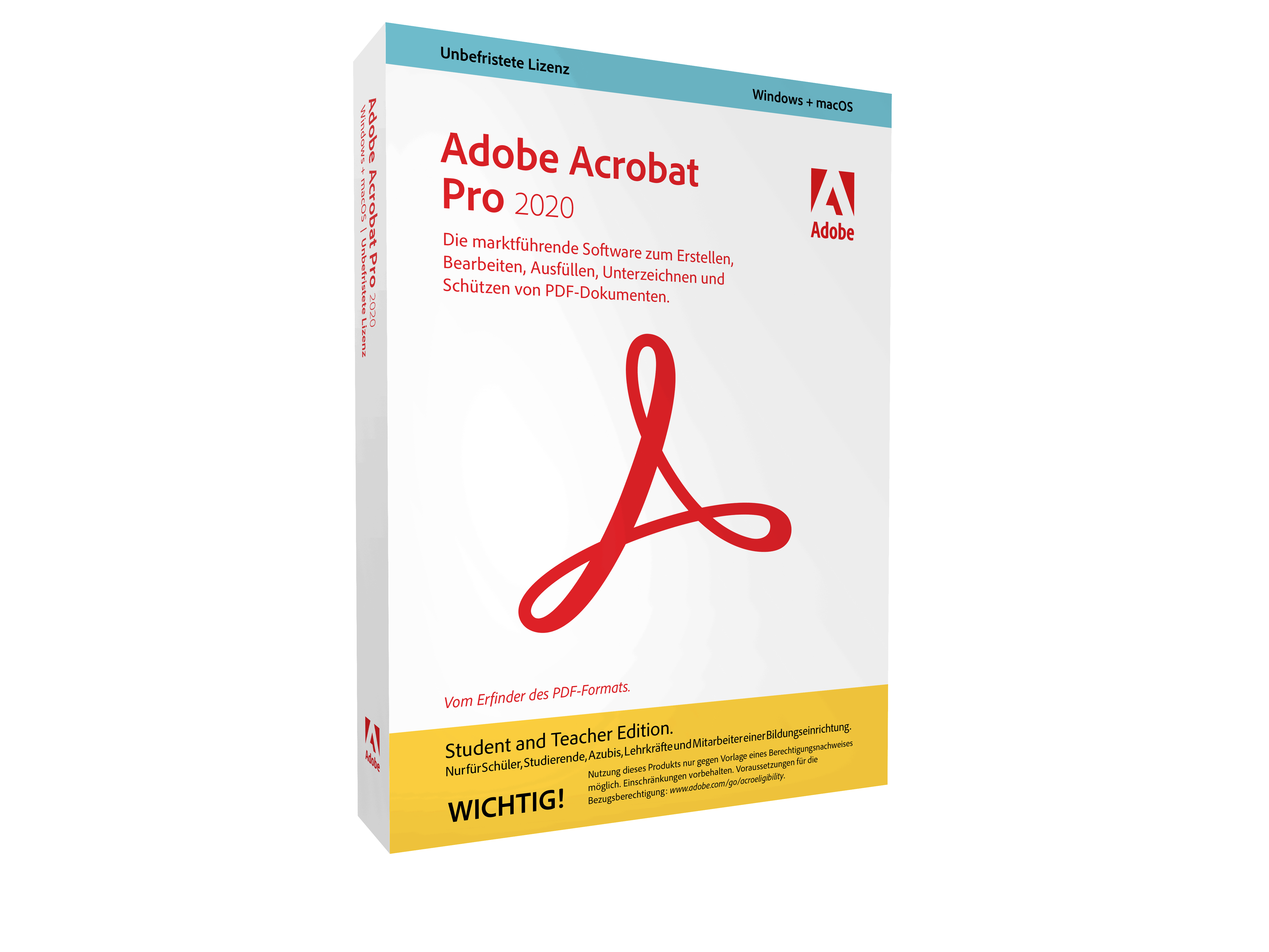 dfgtrbht Adobe Acrobat Pro 2020 Student and Teacher Edition Win/ Mac