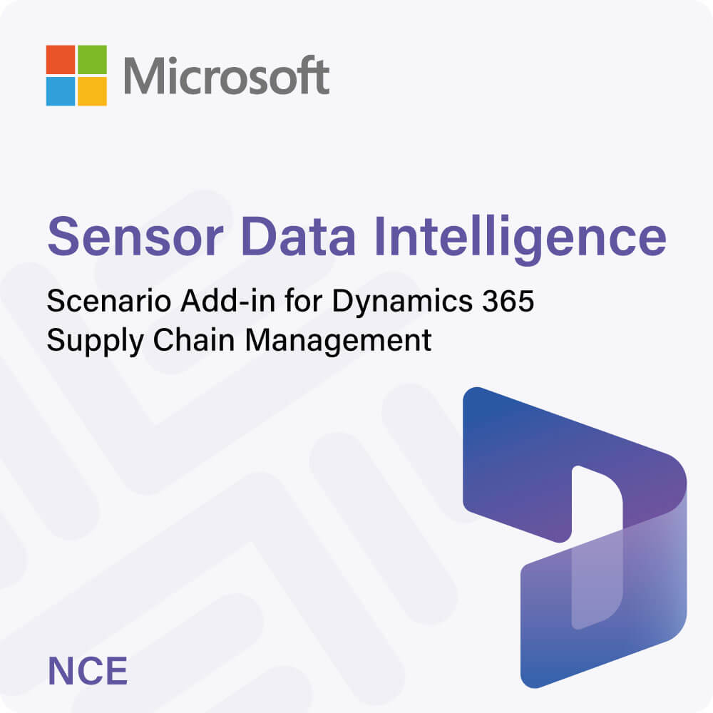 Sensor Data Intelligence Scenario Add-in for Dynamics 365 Supply Chain Management (NCE)