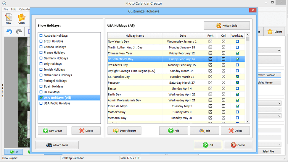 Photo Calendar Creator Pro