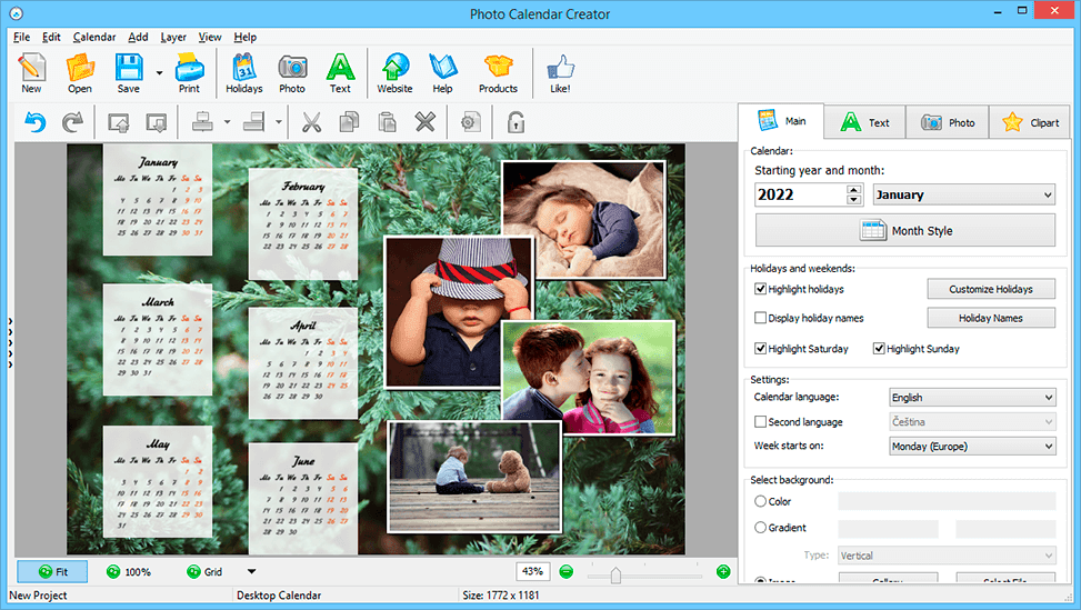 Photo Calendar Creator Pro