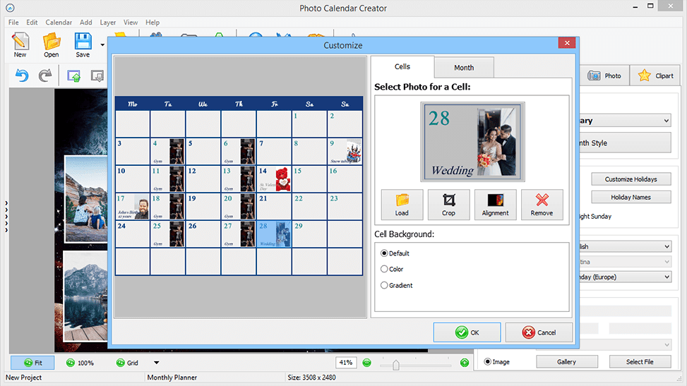Photo Calendar Creator Pro