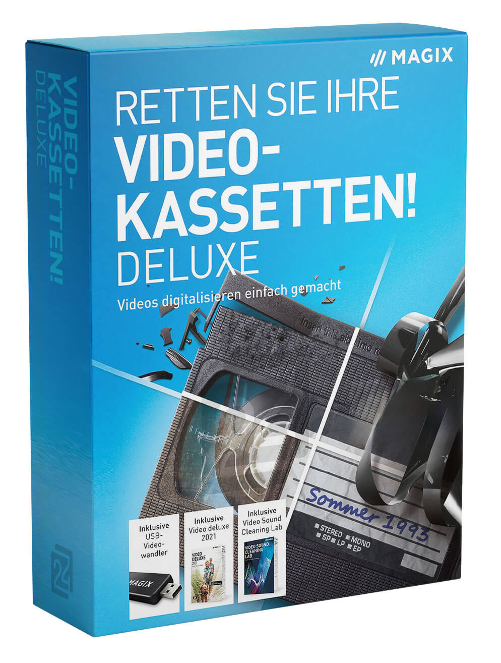 MAGIX Retten Sie Ihre Videokassetten! Deluxe 2023 Videos digitalisieren leicht gemacht