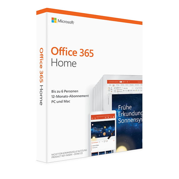 HMJ32_GEO_CH_LANG_DE Microsoft Office 365 Home 6 Nutzer